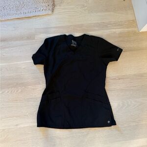 Black Women's Scrub Top